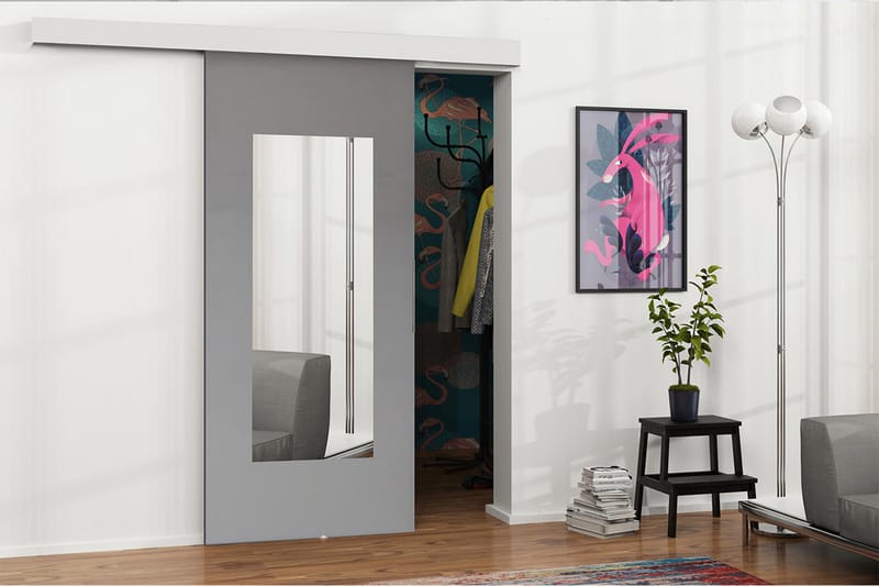 Malibu Dør 204x96x205 cm - Oppbevaring - Klesoppbevaring - Garderober & garderobesystem - Garderobedør - Skyvedør garderobe