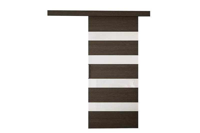 MARTI Skyvedør - Brun / Hvit - Oppbevaring - Klesoppbevaring - Garderober & garderobesystem - Garderobedør - Skyvedør garderobe