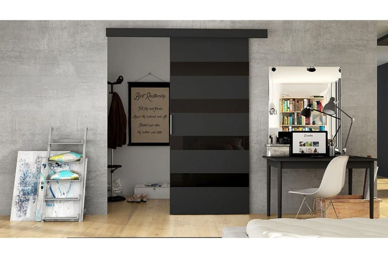 MARTI Skyvedør, Svart