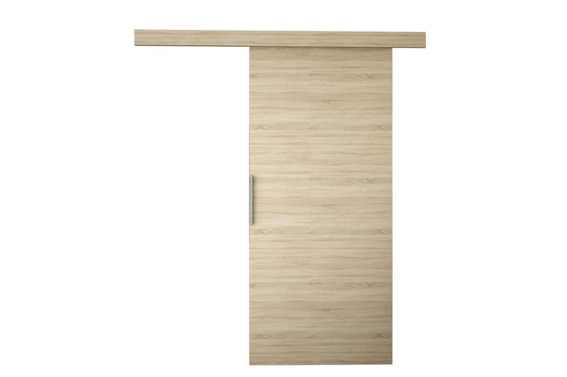 Nemanja Skyvedør 86x205 cm - Eik - Oppbevaring - Klesoppbevaring - Garderober & garderobesystem - Garderobedør - Skyvedør garderobe