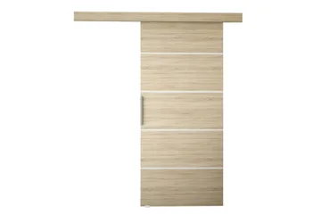 Nemanja Skyvedør 86x205 cm - Eik - Oppbevaring - Klesoppbevaring - Garderober & garderobesystem - Garderobedør - Skyvedør garderobe