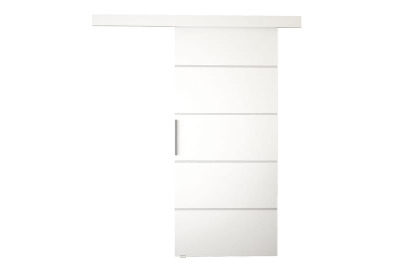 Nemanja Skyvedør 86x205 cm - Hvit - Skyvedør garderobe