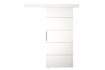 Nemanja Skyvedør 86x205 cm - Hvit - Oppbevaring - Klesoppbevaring - Garderober & garderobesystem - Garderobedør - Skyvedør garderobe