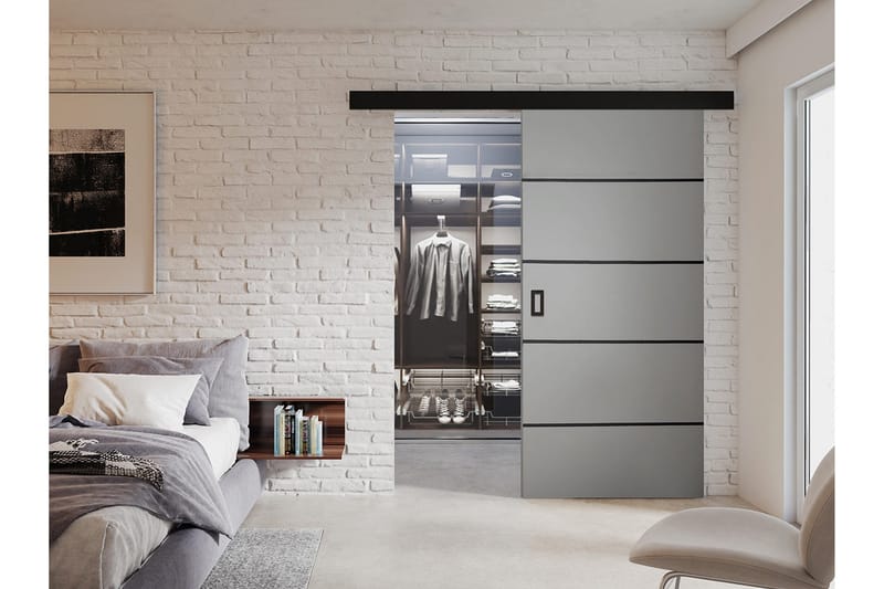 Santina Skyvedør 204 cm - Skyvedør garderobe