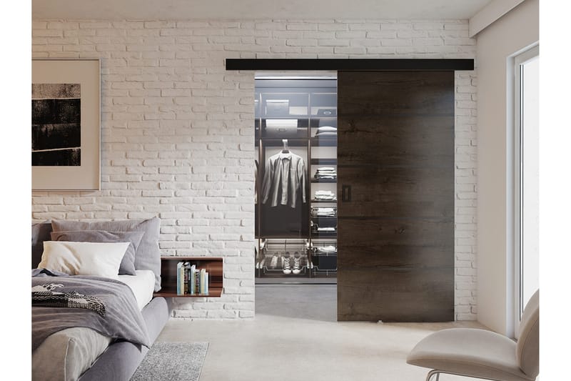 Santina Skyvedør 204 cm - Skyvedør garderobe