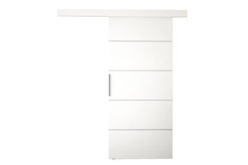 Skyvedør ELVERUM - Hvit - Oppbevaring - Klesoppbevaring - Garderober & garderobesystem - Garderobedør - Skyvedør garderobe