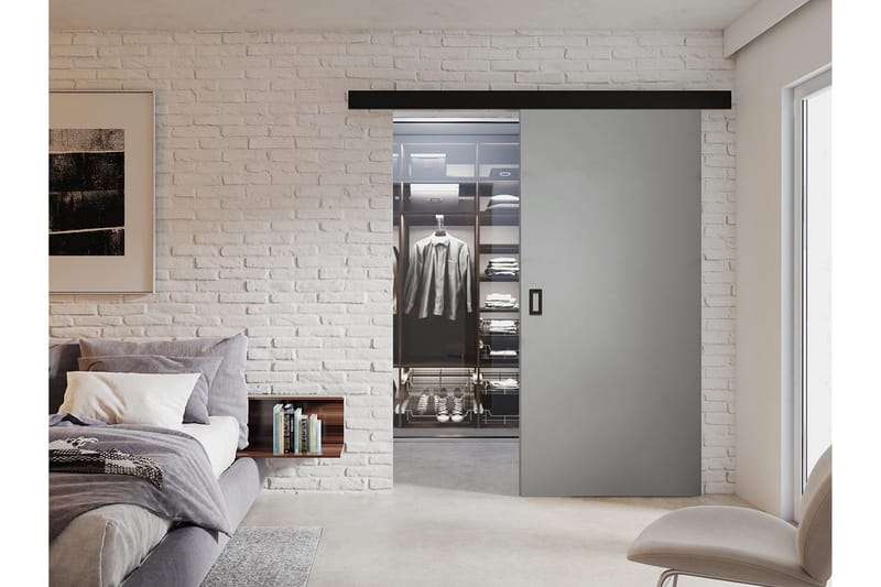 Werdi Skyvedør 100 cm - Oppbevaring - Klesoppbevaring - Garderober & garderobesystem - Garderobedør - Skyvedør garderobe