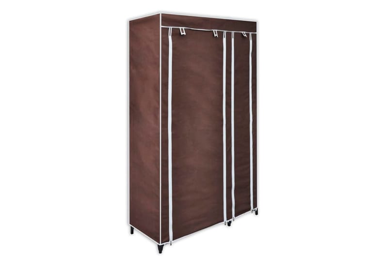 Garderober 2 stk brun stoff - Oppbevaring - Klesoppbevaring - Garderober & garderobesystem