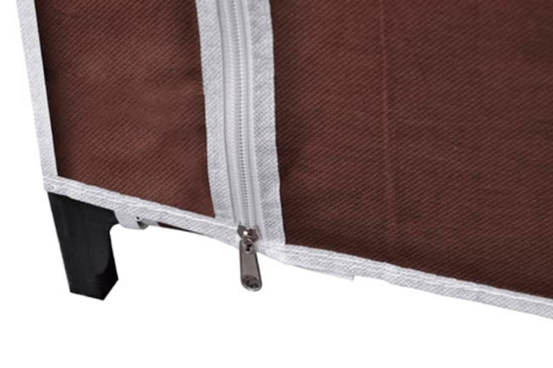 Garderober 2 stk brun stoff - Oppbevaring - Klesoppbevaring - Garderober & garderobesystem