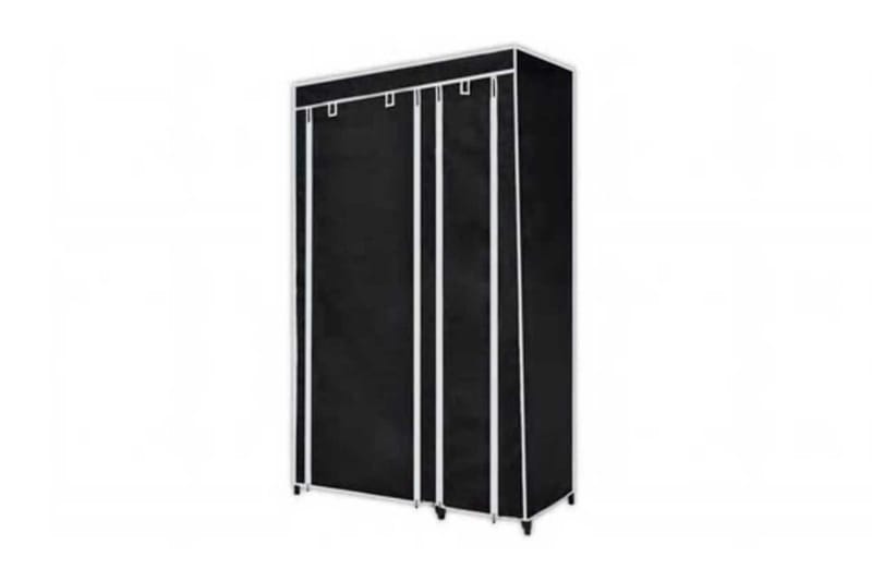 Garderober 2 stk svart stoff - Oppbevaring - Klesoppbevaring - Garderober & garderobesystem