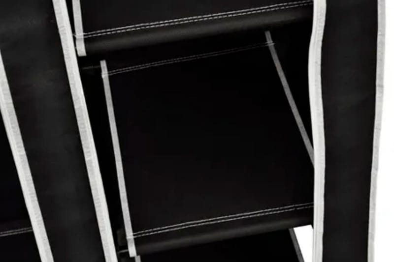Garderober 2 stk svart stoff - Oppbevaring - Klesoppbevaring - Garderober & garderobesystem