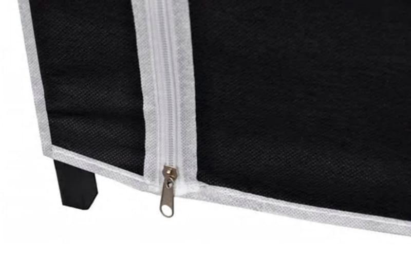 Garderober 2 stk svart stoff - Oppbevaring - Klesoppbevaring - Garderober & garderobesystem