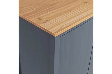 Garderobeskap 2 dører Hill Range grå 89x50x170 cm - Oppbevaring - Klesoppbevaring - Garderober & garderobesystem