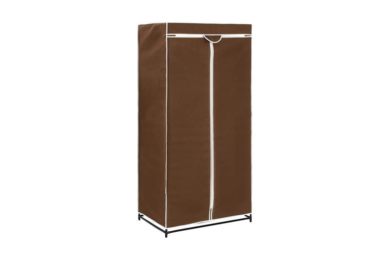Garderobeskap 2 stk brun 75x50x160 cm - Oppbevaring - Klesoppbevaring - Garderober & garderobesystem