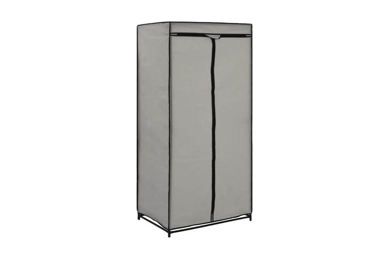 Garderobeskap 2 stk grå 75x50x160 cm - Oppbevaring - Klesoppbevaring - Garderober & garderobesystem