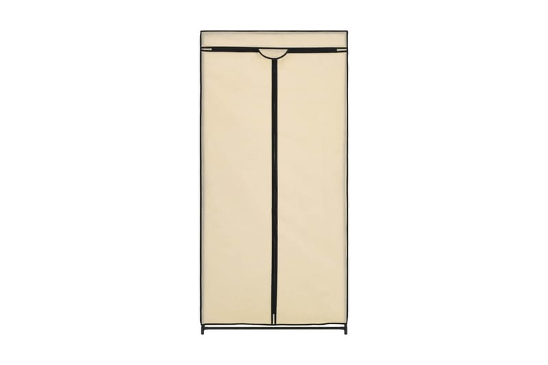 Garderobeskap 2 stk krem 75x50x160 cm - Oppbevaring - Klesoppbevaring - Garderober & garderobesystem