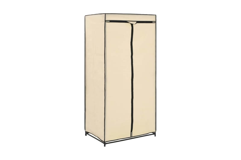 Garderobeskap 2 stk krem 75x50x160 cm - Oppbevaring - Klesoppbevaring - Garderober & garderobesystem