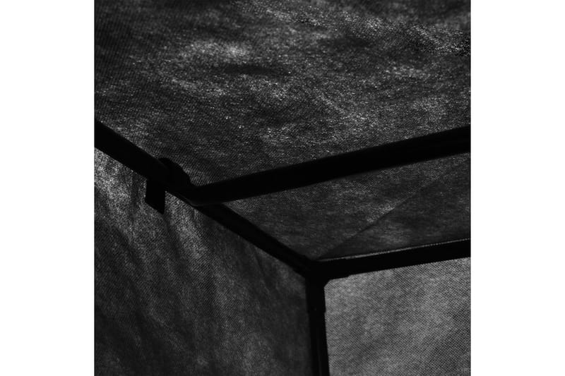 Garderobeskap 2 stk svart 75x50x160 cm - Oppbevaring - Klesoppbevaring - Garderober & garderobesystem