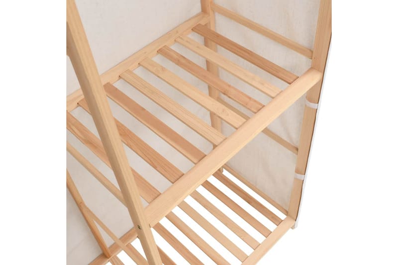 Garderobeskap 3 etasjer 110x40x170 cm - Oppbevaring - Klesoppbevaring - Garderober & garderobesystem