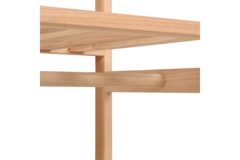 Garderobeskap 3 etasjer 110x40x170 cm - Oppbevaring - Klesoppbevaring - Garderober & garderobesystem