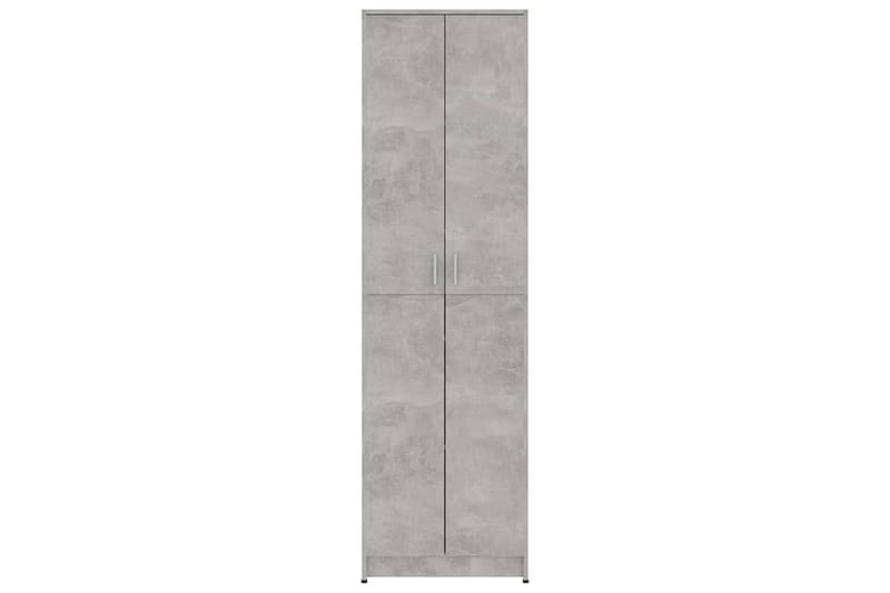 Garderobeskap betonggrå 55x25x189 cm sponplate - Grå - Garderober & garderobesystem - Garderobeskap & klesskap