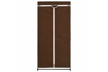 Garderobeskap brun 75x50x160 cm - Oppbevaring - Klesoppbevaring - Garderober & garderobesystem