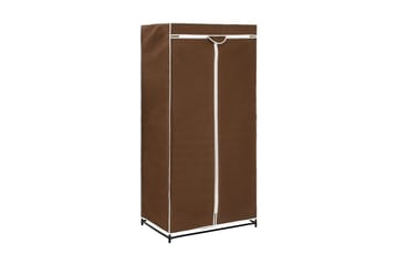 Garderobeskap brun 75x50x160 cm - Oppbevaring - Klesoppbevaring - Garderober & garderobesystem