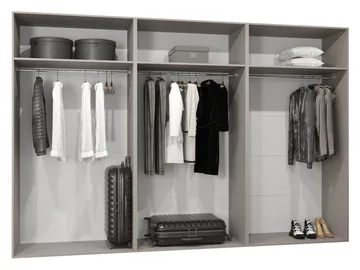 garderobeskap Garderobeskap ANDREW 2 300 cashmere Svart - Oppbevaring - Klesoppbevaring - Garderober & garderobesystem - Garderobeskap & klesskap