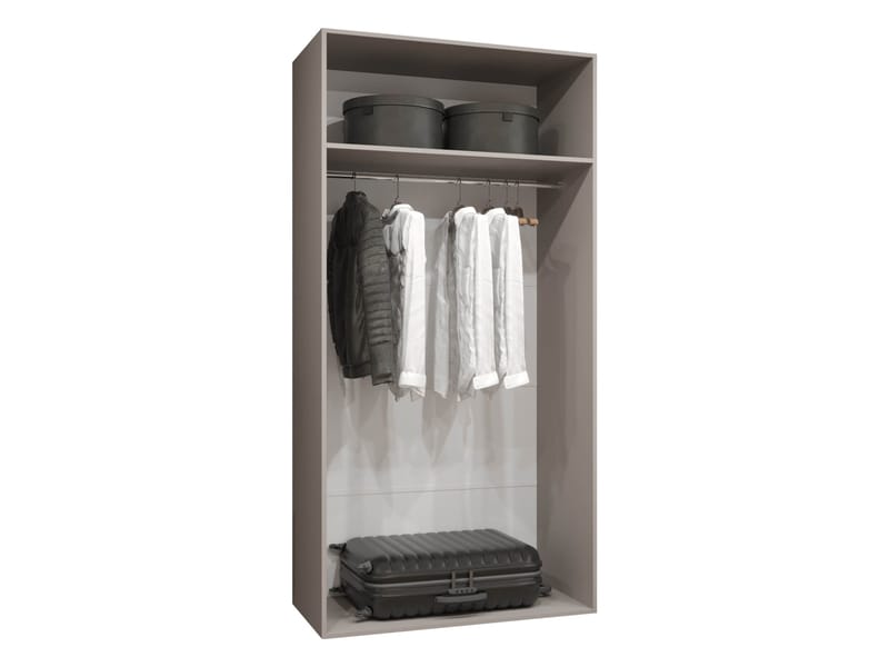 garderobeskap Garderobeskap ANDREW 3 100 cashmere Svart - Oppbevaring - Klesoppbevaring - Garderober & garderobesystem
