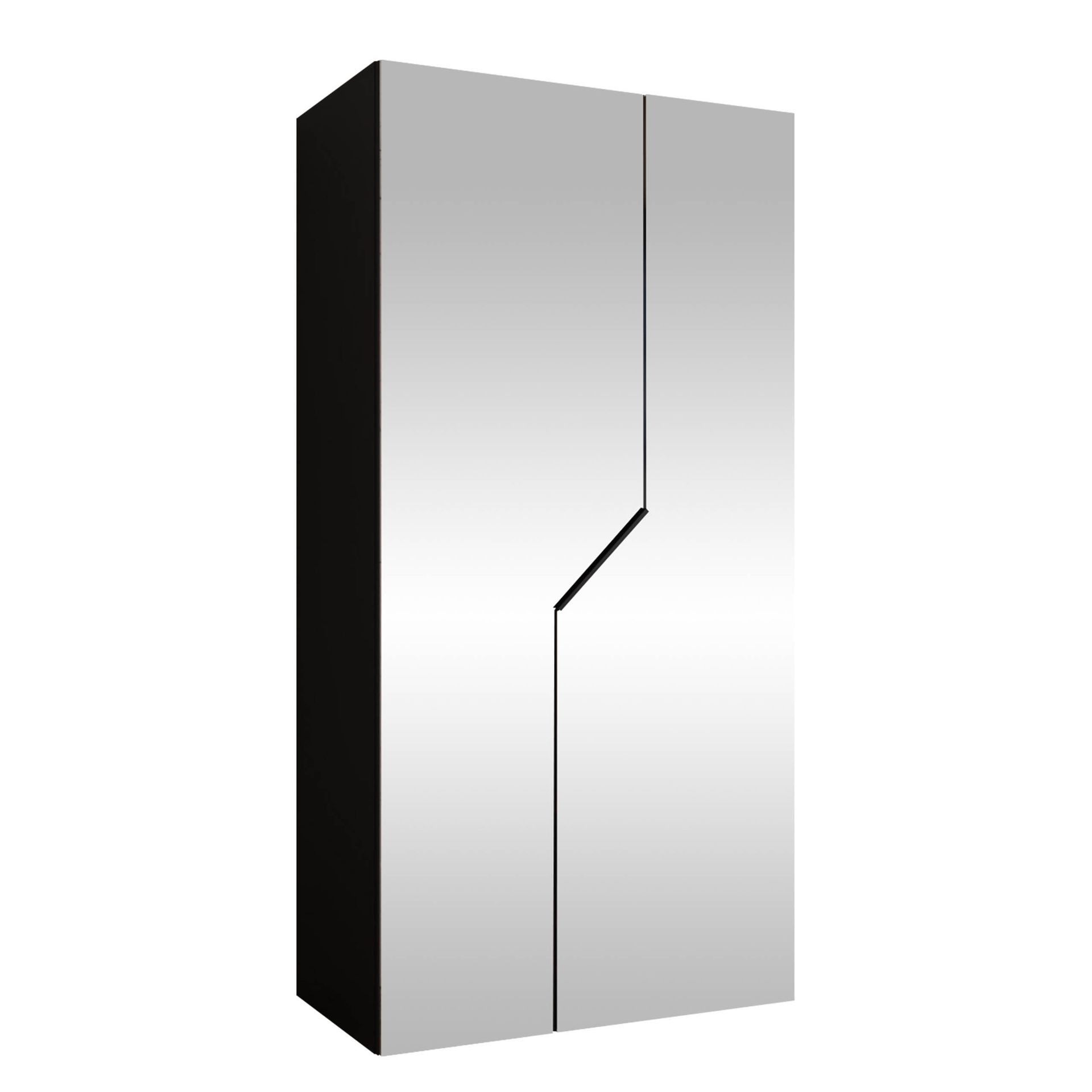 garderobeskap Garderobeskap ANDREW 3 100 svart Svart -