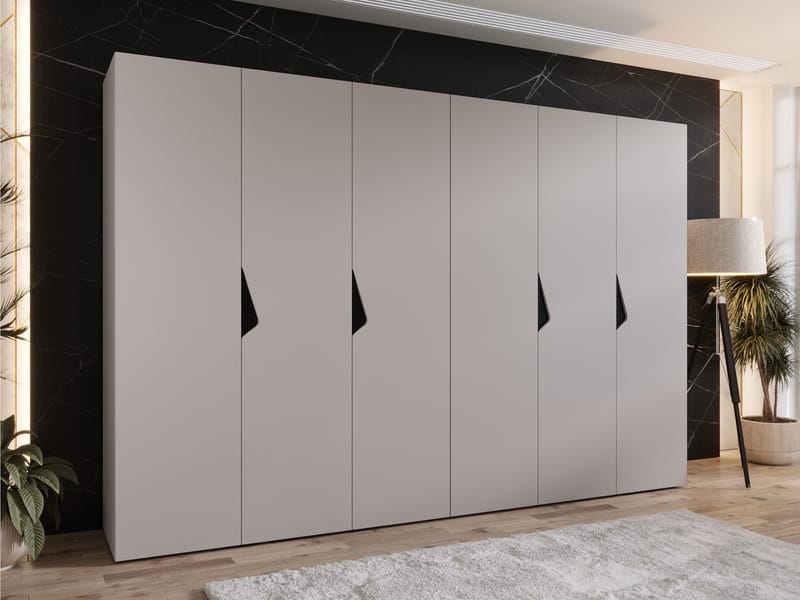 garderobeskap Garderobeskap SANDI 1 300 cashmere Svart - Oppbevaring - Klesoppbevaring - Garderober & garderobesystem - Garderobeskap & klesskap