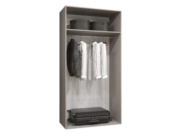 garderobeskap Garderobeskap SANDI 2 100 cashmere Svart - Oppbevaring - Klesoppbevaring - Garderober & garderobesystem - Garderobeskap & klesskap