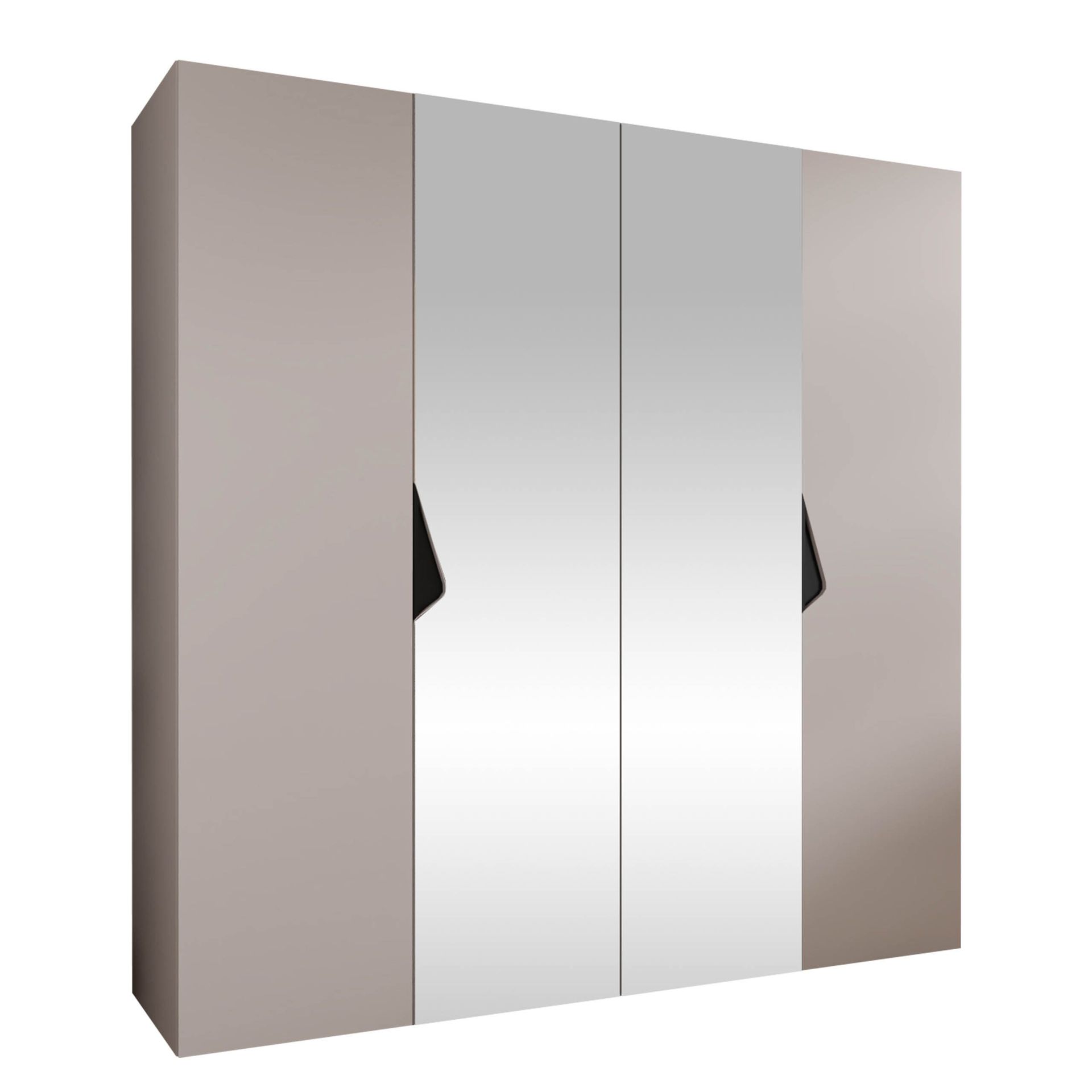 garderobeskap Garderobeskap SANDI 2 200 cashmere Svart -