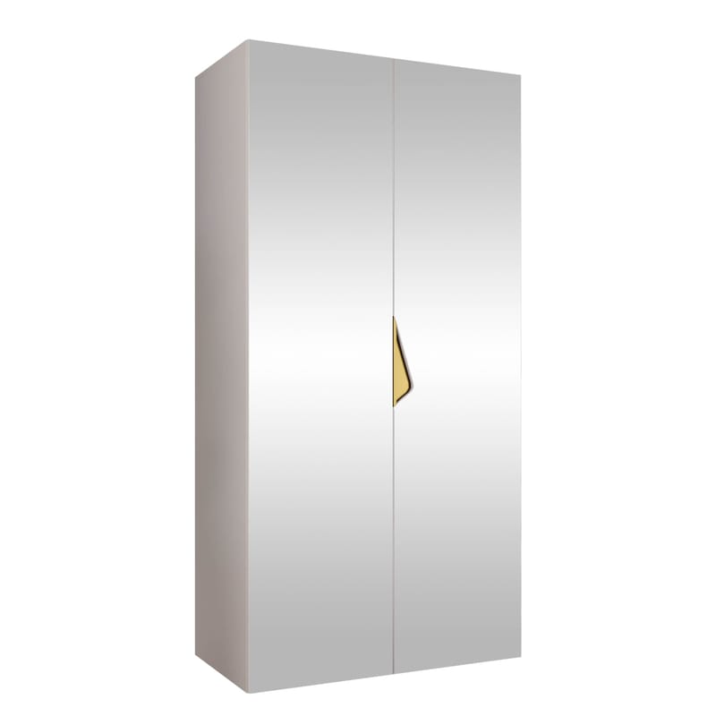 garderobeskap Garderobeskap SANDI 3 100 hvit Gull, undefined