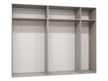 garderobeskap Garderobeskap SANDI 3 250 hvit Svart - Oppbevaring - Klesoppbevaring - Garderober & garderobesystem