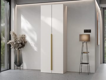 garderobeskap Garderobeskap uten speil KERKIN 2D beige - Oppbevaring - Klesoppbevaring - Garderober & garderobesystem - Garderobeskap & klesskap