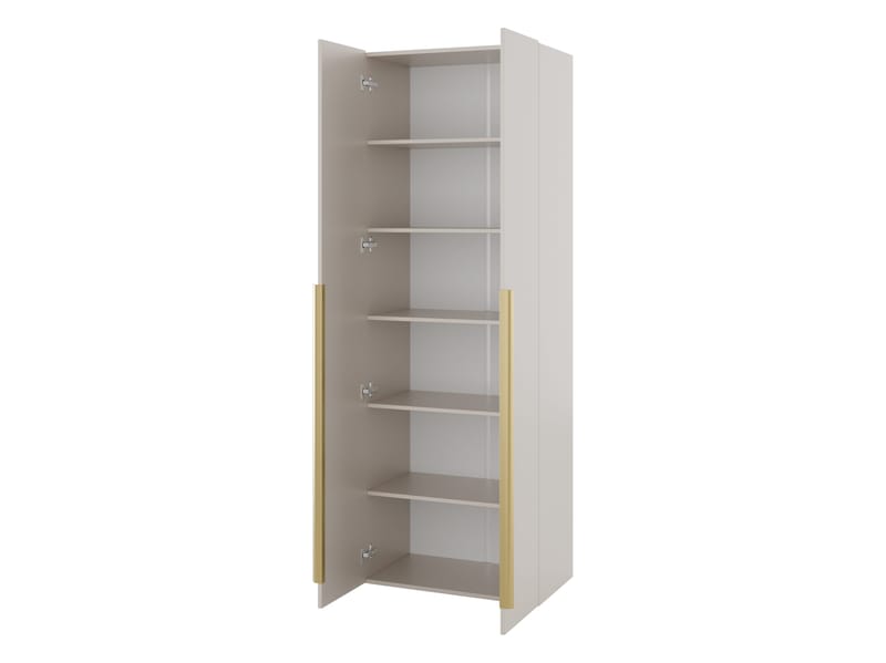 garderobeskap Garderobeskap uten speil KERKIN 2D beige - Oppbevaring - Klesoppbevaring - Garderober & garderobesystem - Garderobeskap & klesskap