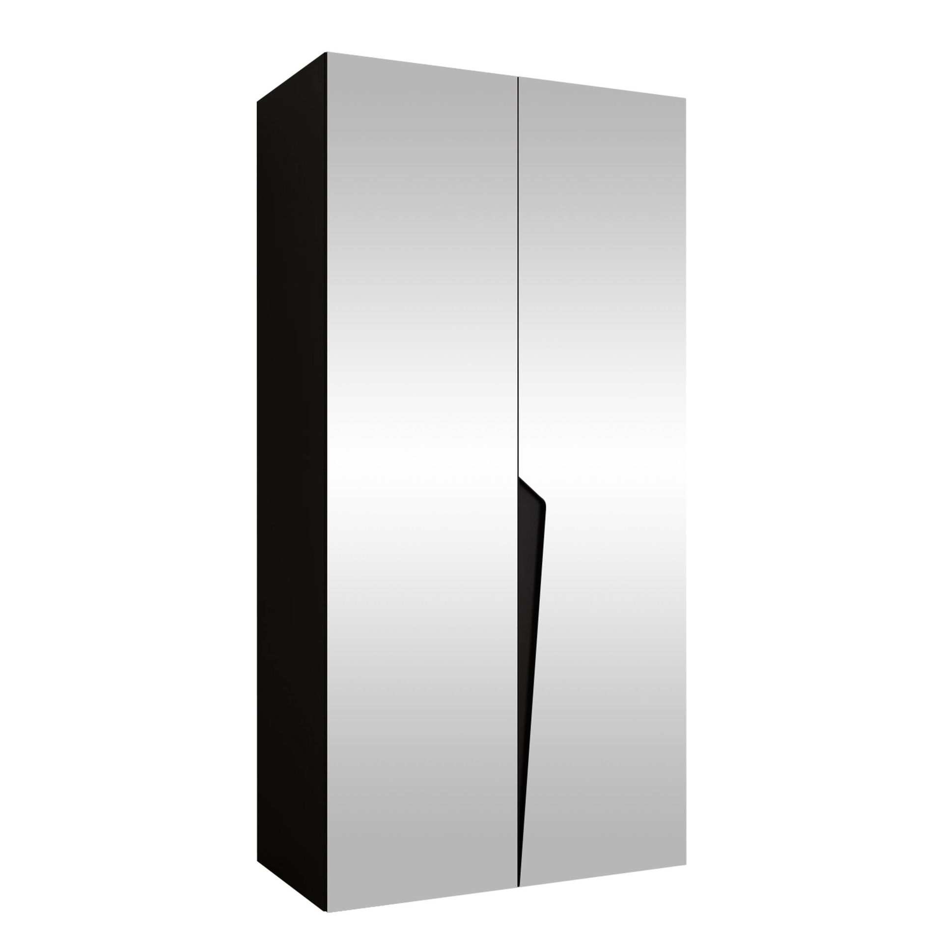 garderobeskap Garderobeskap PIANO 3 100 svart Svart -