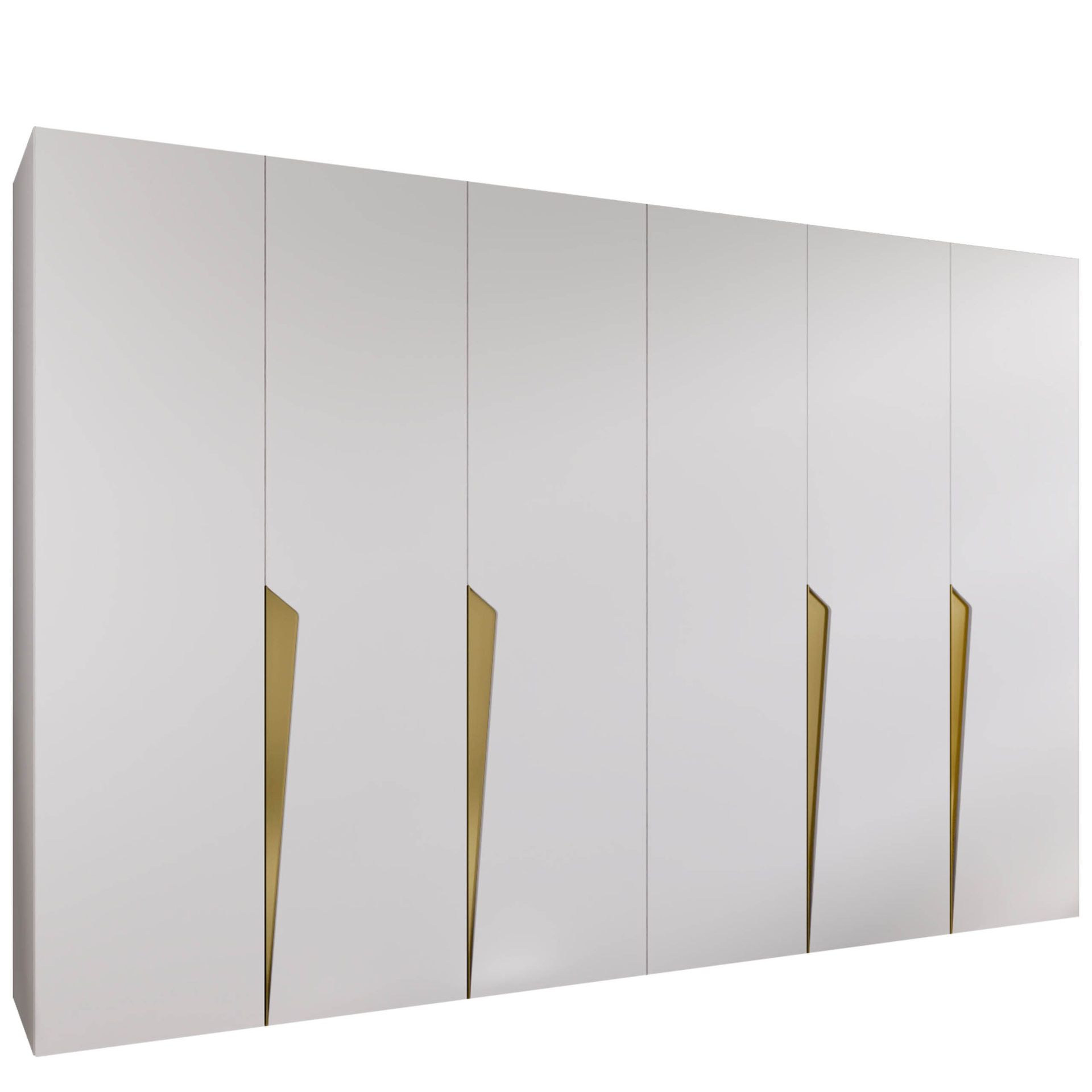 garderobeskap Garderobeskap PIANO 1 300 hvit Gull -
