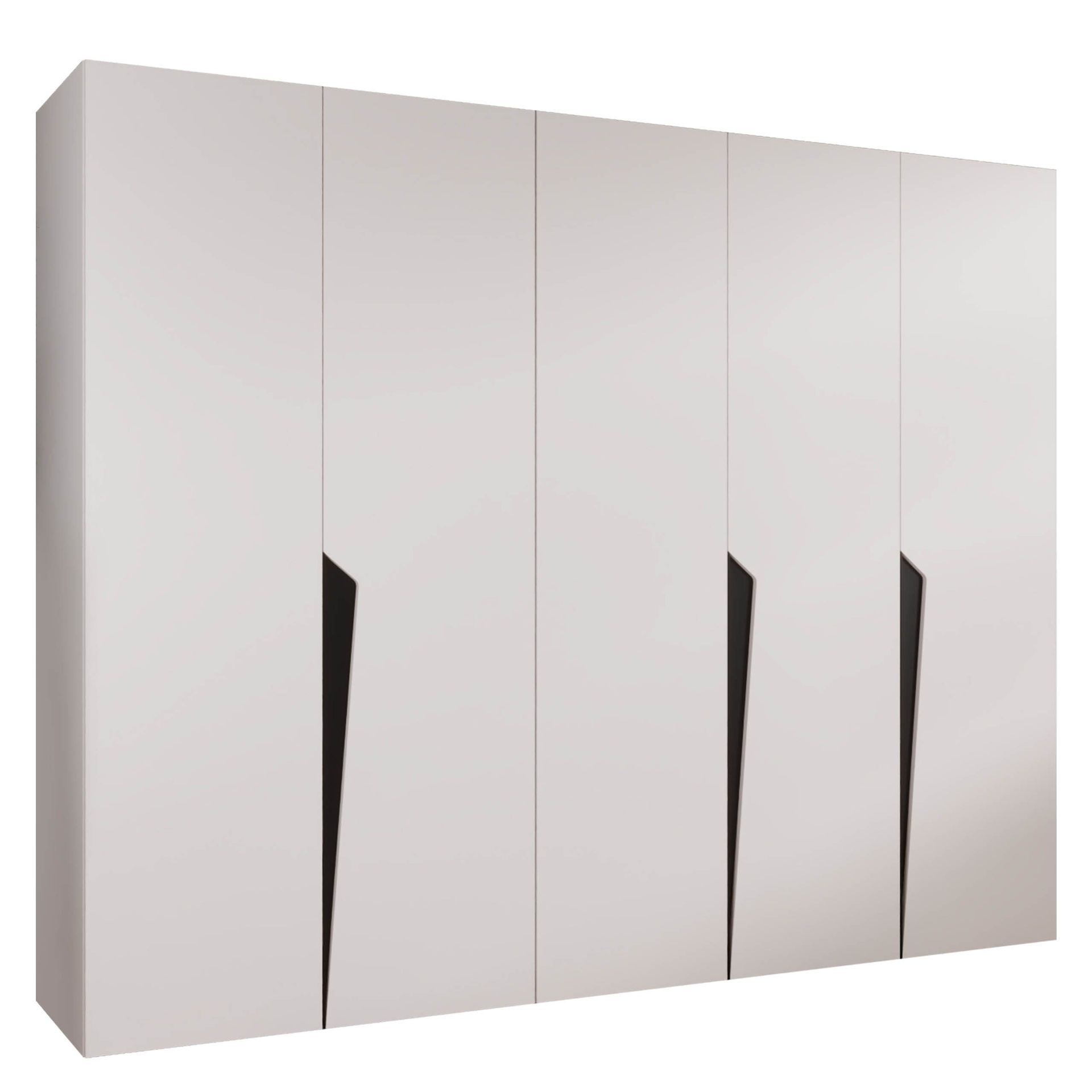 garderobeskap Garderobeskap PIANO 1 250 hvit Svart -