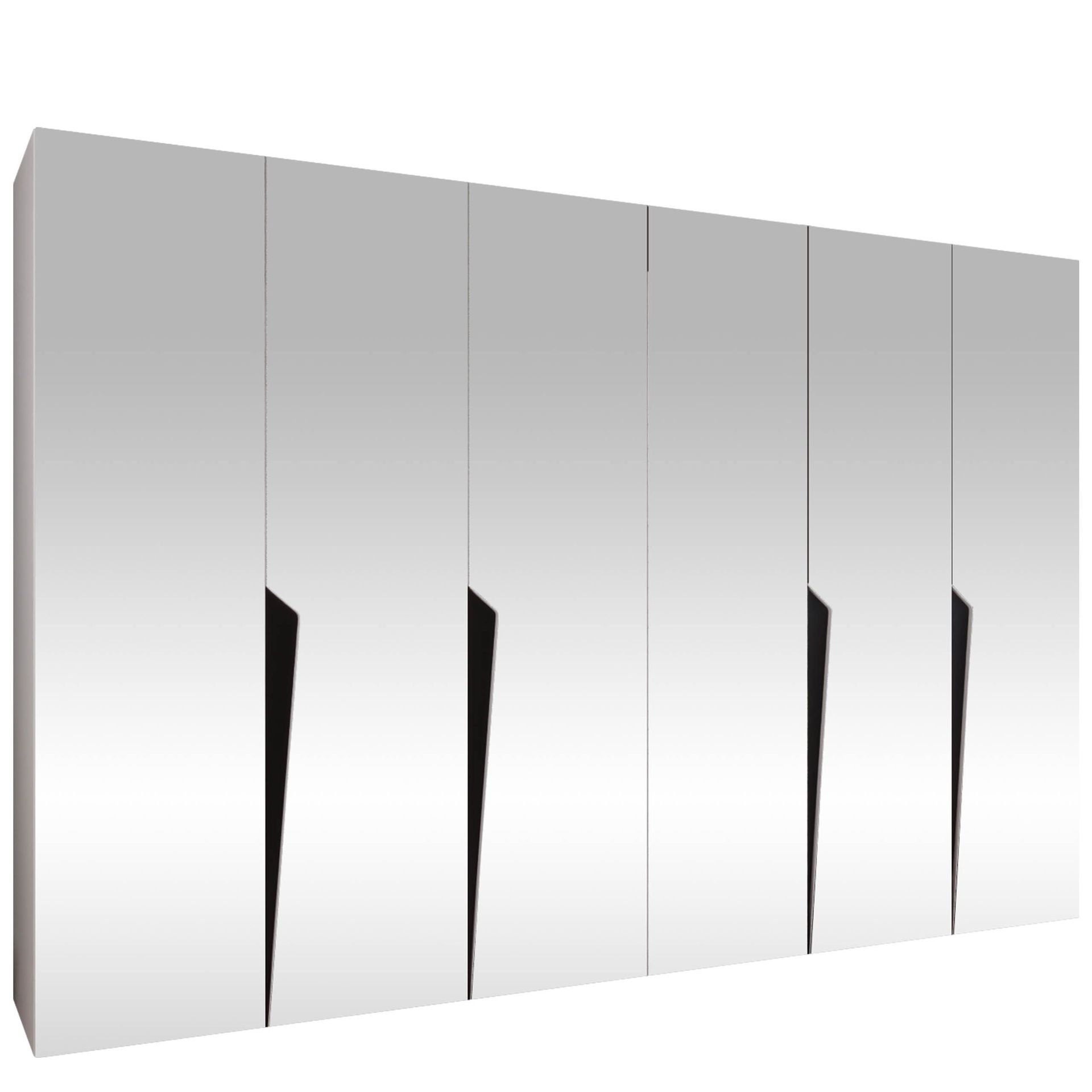 garderobeskap Garderobeskap PIANO 3 300 hvit Svart -