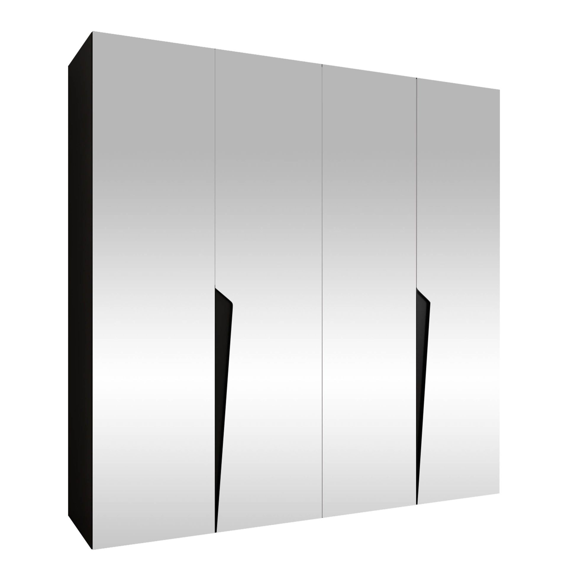 garderobeskap Garderobeskap PIANO 3 200 svart Svart -