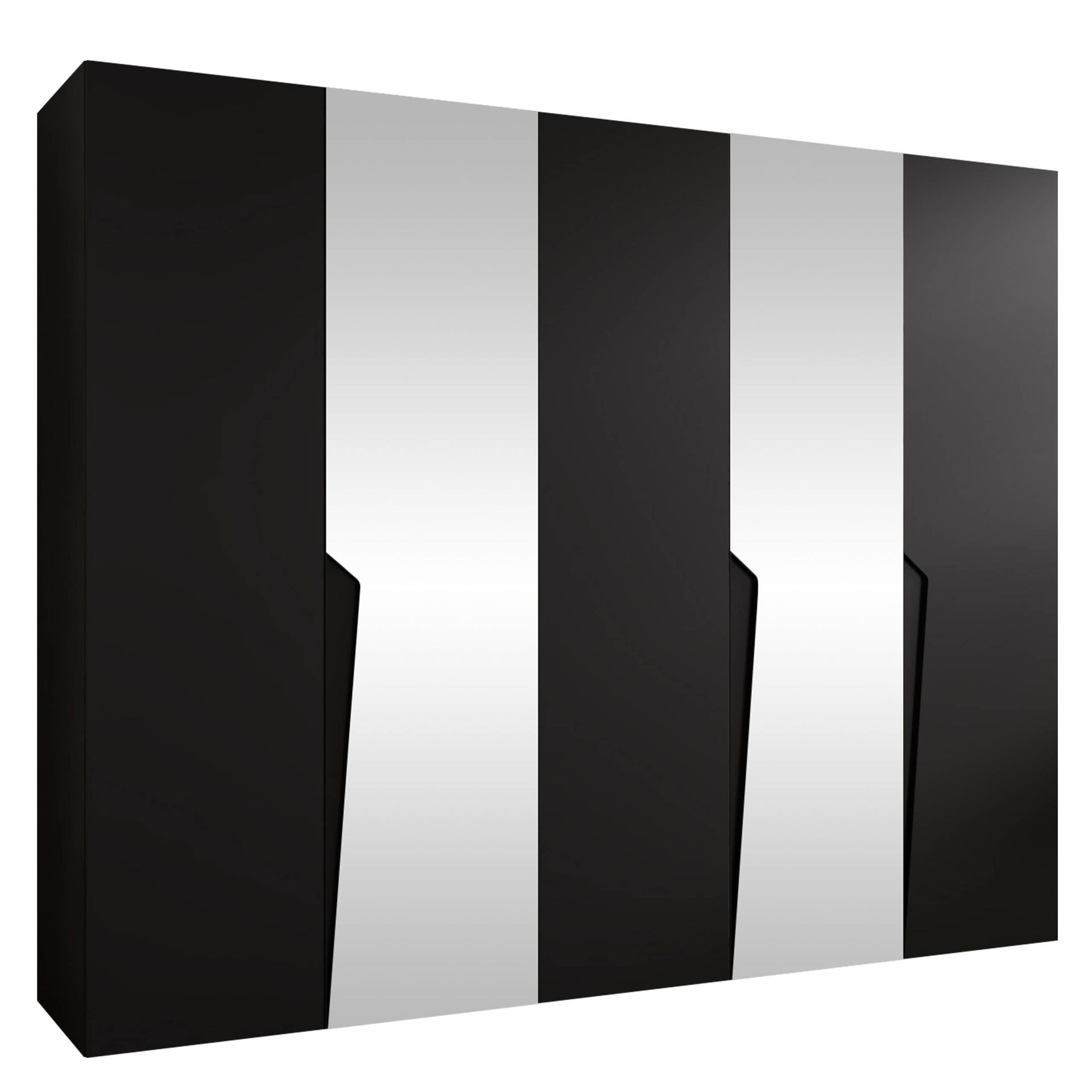 garderobeskap Garderobeskap PIANO 2 250 svart Svart -