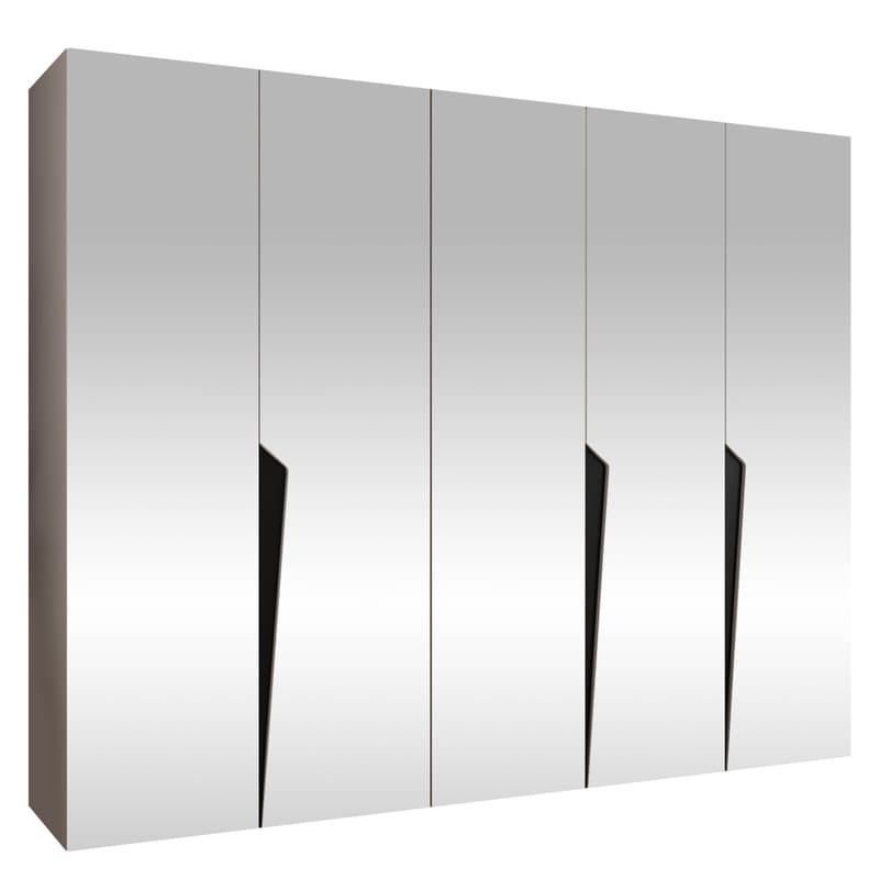 garderobeskap Garderobeskap PIANO 3 250 cashmere Svart, undefined