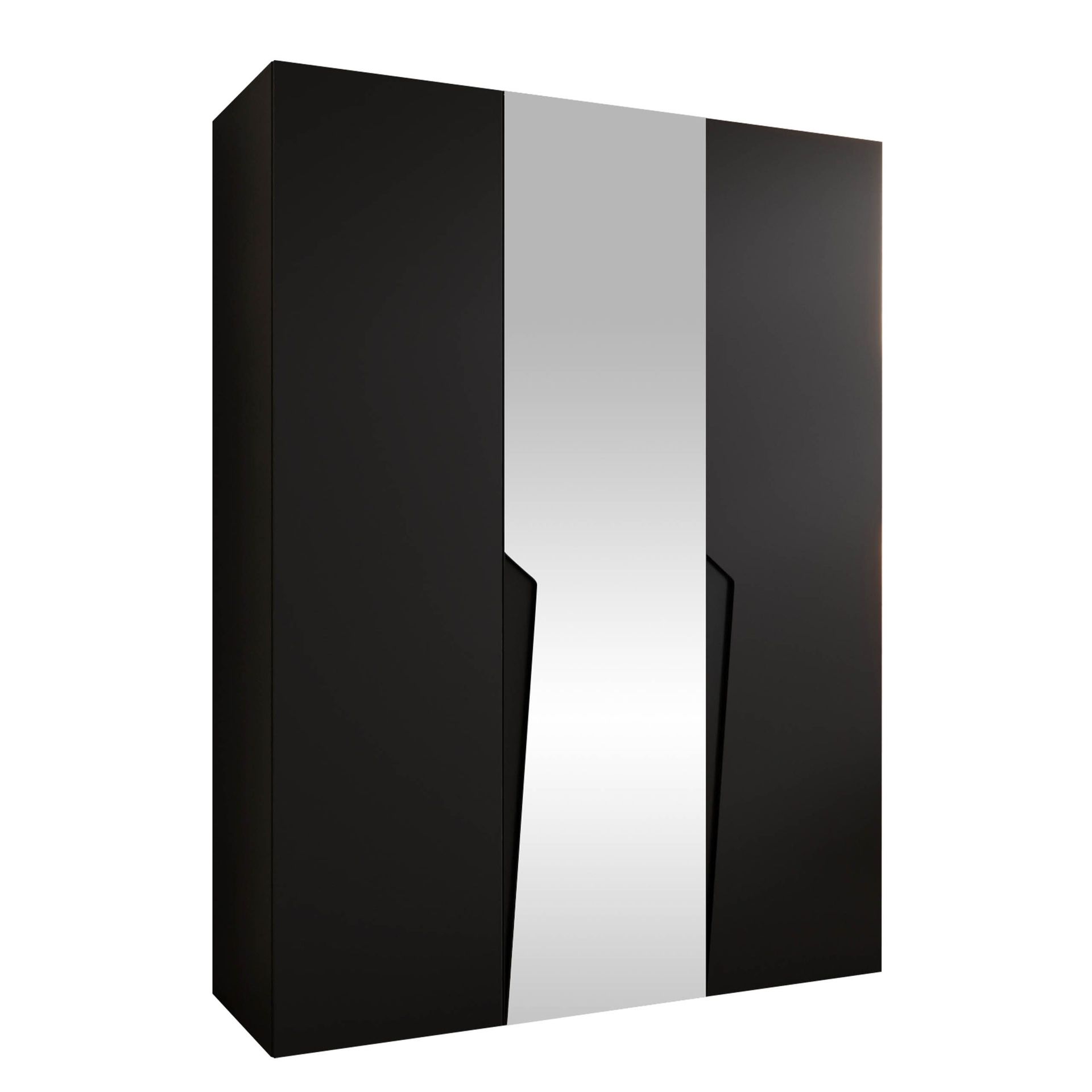 garderobeskap Garderobeskap PIANO 2 150 svart Svart -