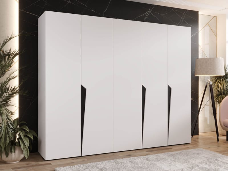 garderobeskap Garderobeskap PIANO 1 250 hvit Svart - Oppbevaring - Klesoppbevaring - Garderober & garderobesystem - Garderobeskap & klesskap