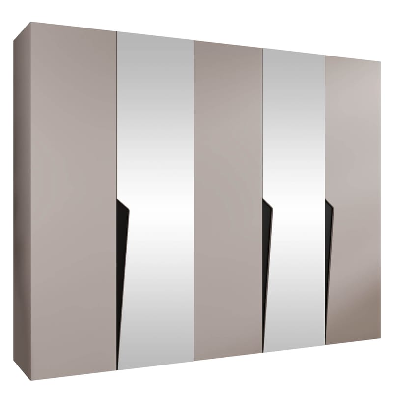 garderobeskap Garderobeskap PIANO 2 250 cashmere Svart - Oppbevaring - Klesoppbevaring - Garderober & garderobesystem - Garderobeskap & klesskap