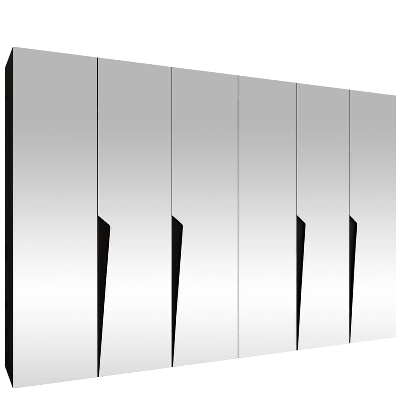 garderobeskap Garderobeskap PIANO 3 300 svart Svart - Oppbevaring - Klesoppbevaring - Garderober & garderobesystem - Garderobeskap & klesskap