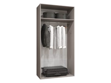 garderobeskap Garderobeskap PIANO 1 100 svart Svart - Oppbevaring - Klesoppbevaring - Garderober & garderobesystem - Garderobeskap & klesskap