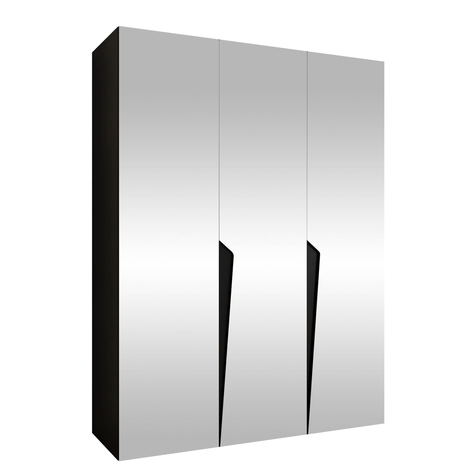garderobeskap Garderobeskap PIANO 3 150 svart Svart -